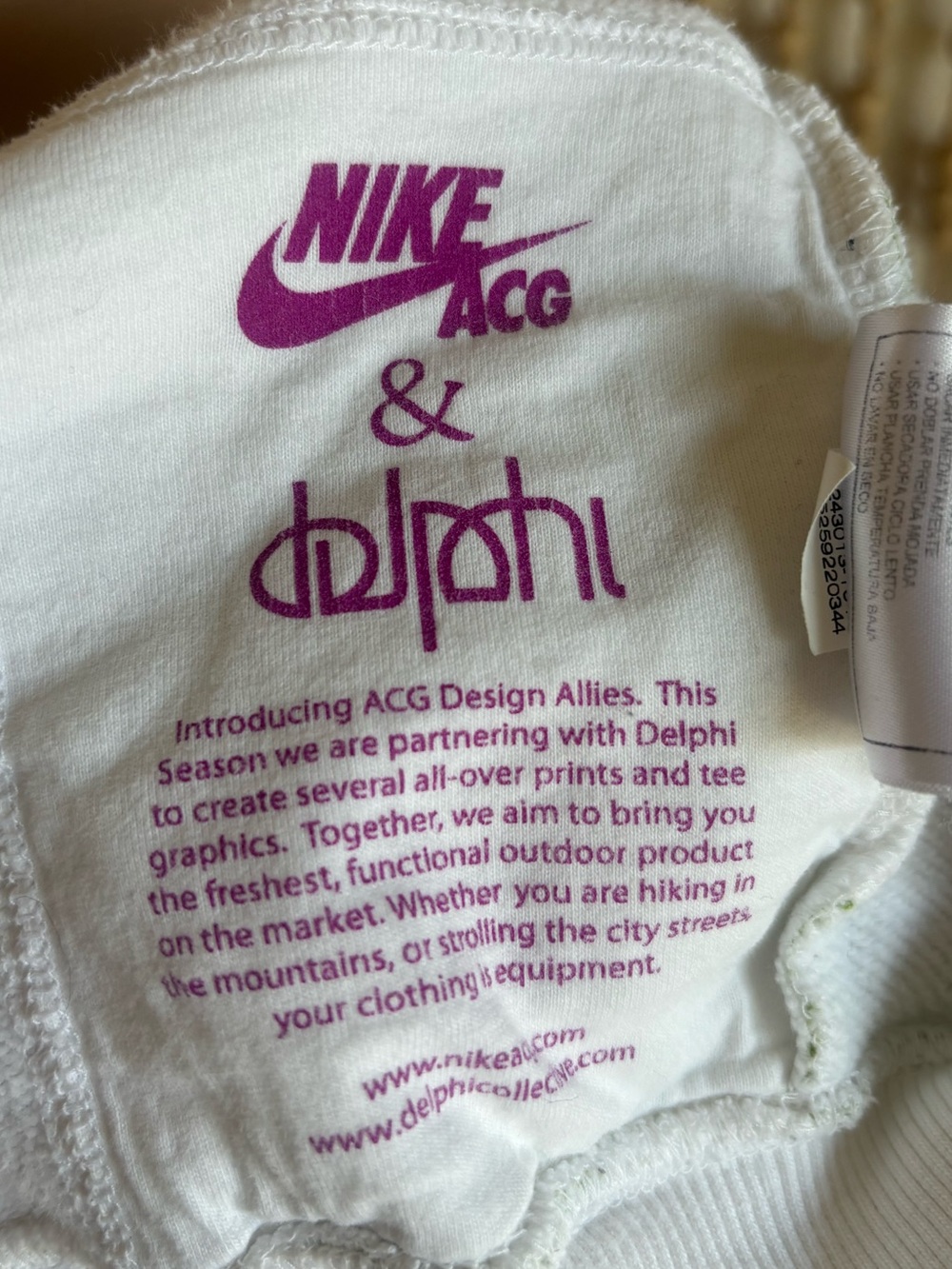 Nike ACG x Delphi Collective All Over Palm Leaf Zip Hoodie Hiking Outdoor Jacket - Picture 7 of 8